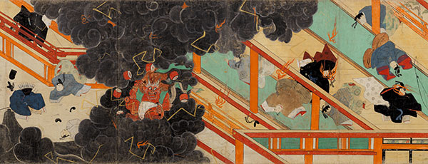 National Treasure. Illustrated Legends of Kitano Tenmangū Shrine (Jōkyū version), Volume 6. Kitano Tenmangū Shrine, Kyoto